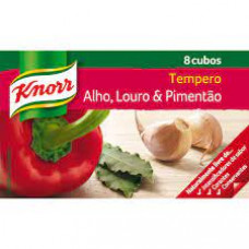 Knorr Caldo de Alho , Louro e Pimentao 8 cubos