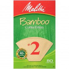Filtro para Cafe Bamboo Melitta #2   (80 unidades)