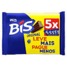 Chocolate Bis Ao Leite Lacta 504g  (embalagem com 5 unidades)