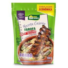 Farofa Pronta Costelinha Defumada Bom Gosto 300g