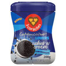 Cappuccino Lovers Cookies'n Cream 3 Coracoes  200g 
