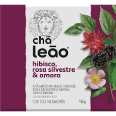 Cha Misto Hibisco, Rosa Silvestre e Amora Leao  10 saches