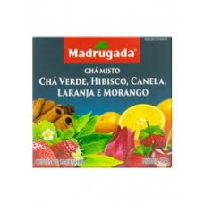 Cha Misto Verde com Hibisco, Canela e Frutas Madrugada 15g