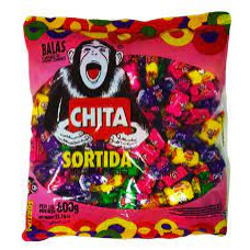Bala Chita Pacote 600g Sortidas