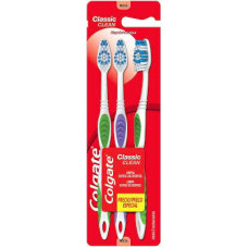 Escova de Dentes Colgate Classic Clean  (3unidades)