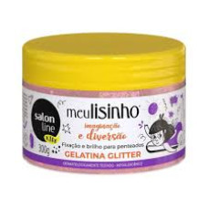 Gelatina Salon Line Meu Lisinho Glitter 300g