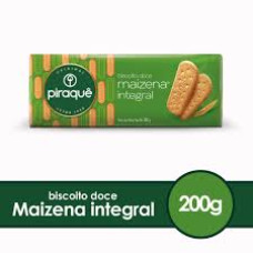 Biscoito Maizena Integral Piraque 200mg