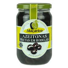Azeitonas Pretas Fatiadas Macarico  345g
