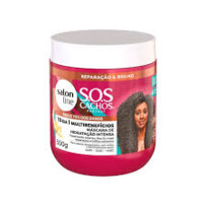 Mascara Salon Line Cachos Poderosos 10 em 1 500g
