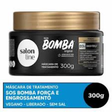 Mascara Salon Line SOS Bomba Forca e Engrossamento 300g