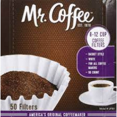 Filtro para Cafeteira  8-12 cup  Mr Coffee    (50 each)