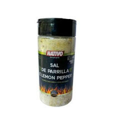Sal de Parrilla e Lemon Pepper Nativo 500g