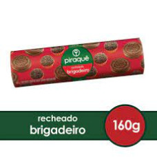 Biscoito Piraque Recheado Sabor Brigadeiro 160g