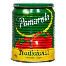 Molho de Tomate Tradicional Pomarola lata 340g