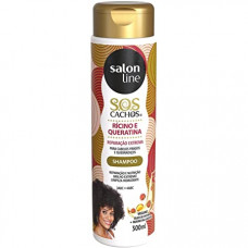 Shampoo SOS Cachos Ricinio e Queratina Salon Line 300ml